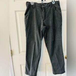 Carhartt Men's Carpenter pants in Charcoal Gray 34x32